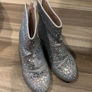 Girls Rhinestone Boots